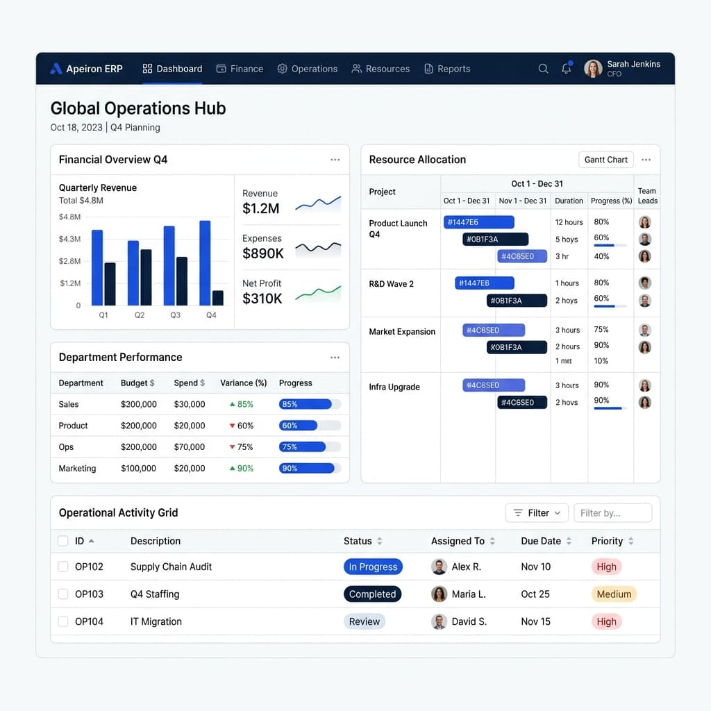 ERP Platforms